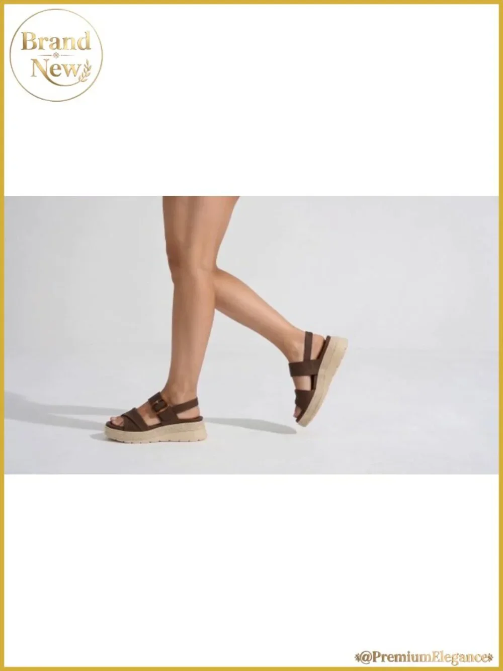 Women's Orthopedic Low Wedge Platform Sandals Arch Support Espadrille